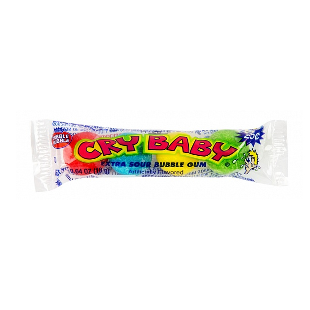 Cry Baby Bubble Gum Extra Sour 18g