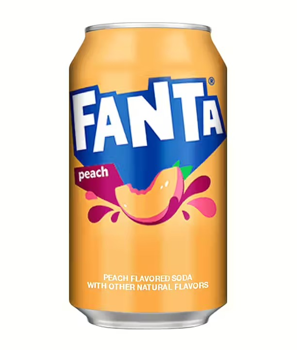 Fanta Peach 355ml USA - 1-pack