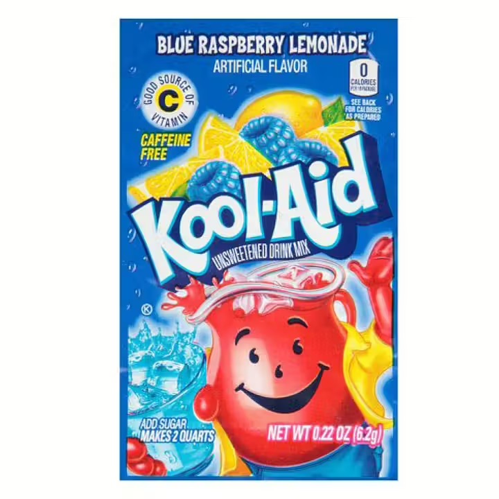 Kool Aid Drink Mix Blue Raspberry Lemonade