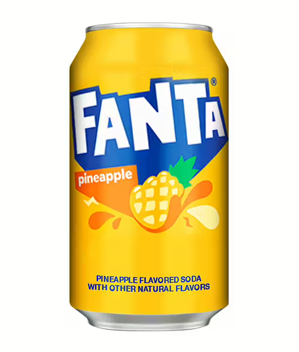Fanta Pineapple 355ml USA - 1-pack